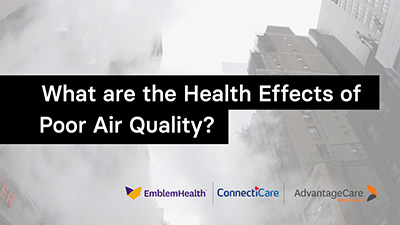 暴露在糟糕的空气质量中会造成眼睛、鼻子、喉咙或肺部受到刺激。